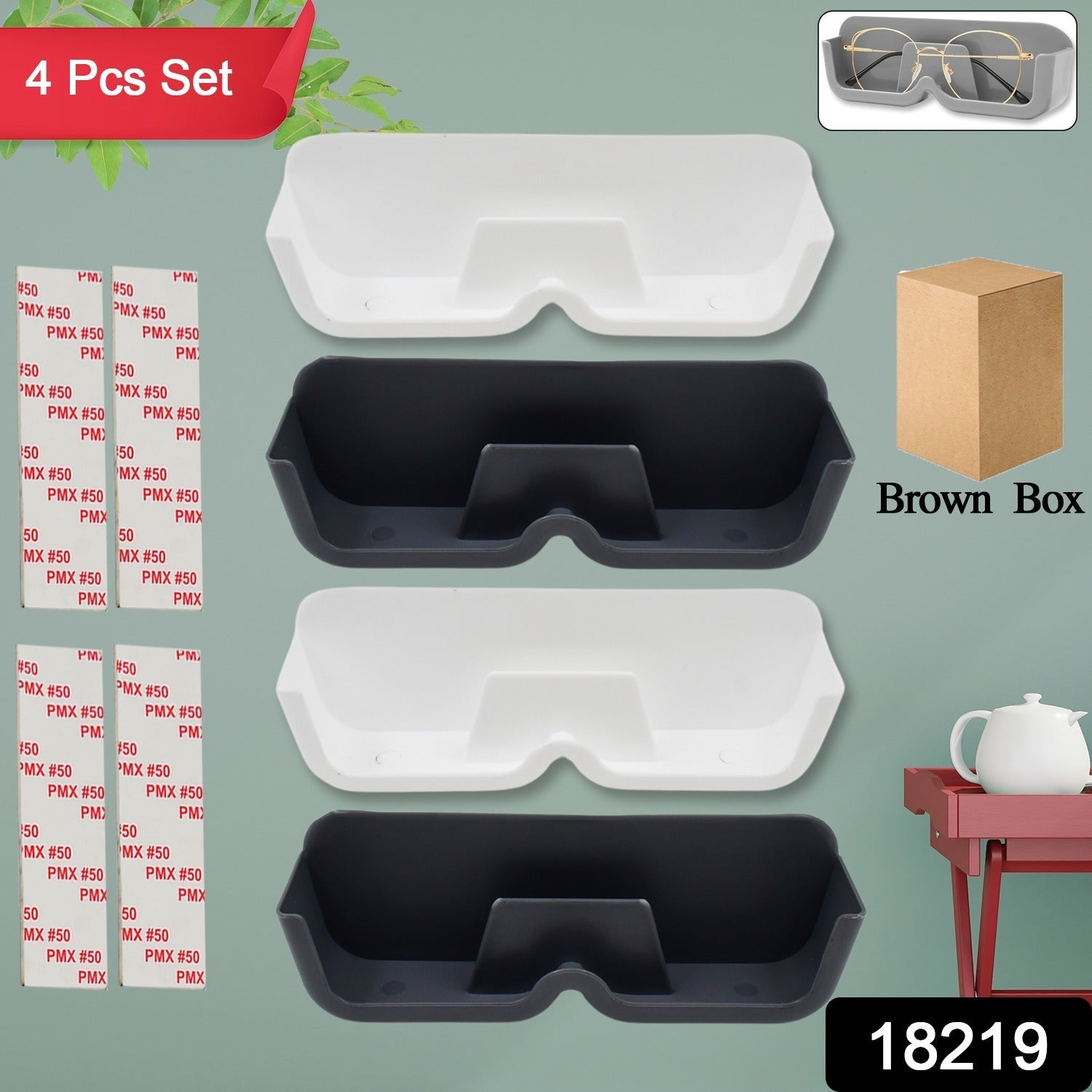 Wall Mounted Sunglasses Holder (4 Pcs Set) Wall Mounted Sunglasses Holder (4 Pcs Set)